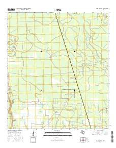 Arizona Creek Texas Current topographic map, 1:24000 scale, 7.5 X 7.5 Minute, Year 2016