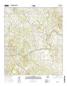Art Texas Current topographic map, 1:24000 scale, 7.5 X 7.5 Minute, Year 2016