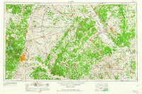 Austin Texas Historical topographic map, 1:250000 scale, 1 X 2 Degree, Year 1954