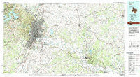Austin Texas Historical topographic map, 1:100000 scale, 30 X 60 Minute, Year 1985