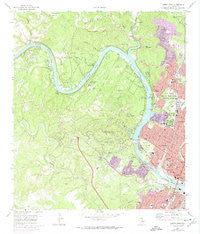 Austin West Texas Historical topographic map, 1:24000 scale, 7.5 X 7.5 Minute, Year 1966