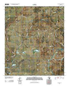 Austonio Texas Historical topographic map, 1:24000 scale, 7.5 X 7.5 Minute, Year 2010