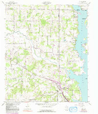 Azle Texas Historical topographic map, 1:24000 scale, 7.5 X 7.5 Minute, Year 1955