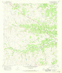 Bachelor Peak Texas Historical topographic map, 1:24000 scale, 7.5 X 7.5 Minute, Year 1967