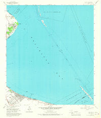 Bacliff Texas Historical topographic map, 1:24000 scale, 7.5 X 7.5 Minute, Year 1956
