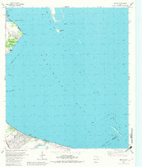 Bacliff Texas Historical topographic map, 1:24000 scale, 7.5 X 7.5 Minute, Year 1982