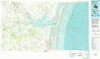 Baffin Bay Texas Historical topographic map, 1:100000 scale, 30 X 60 Minute, Year 1984