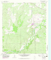 Baker Spring Texas Historical topographic map, 1:24000 scale, 7.5 X 7.5 Minute, Year 1955