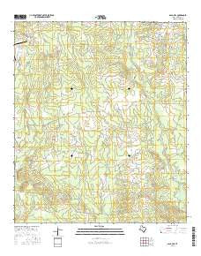 Bald Hill Texas Current topographic map, 1:24000 scale, 7.5 X 7.5 Minute, Year 2016