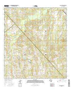 Bald Mound Texas Current topographic map, 1:24000 scale, 7.5 X 7.5 Minute, Year 2016