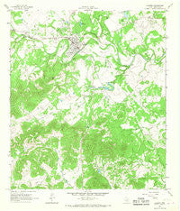 Bandera Texas Historical topographic map, 1:24000 scale, 7.5 X 7.5 Minute, Year 1964