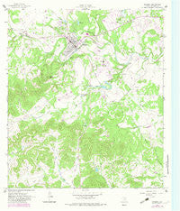 Bandera Texas Historical topographic map, 1:24000 scale, 7.5 X 7.5 Minute, Year 1964