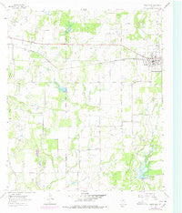 Bangs West Texas Historical topographic map, 1:24000 scale, 7.5 X 7.5 Minute, Year 1962