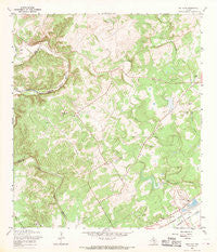 Bat Cave Texas Historical topographic map, 1:24000 scale, 7.5 X 7.5 Minute, Year 1967