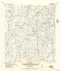 Becerra Texas Historical topographic map, 1:62500 scale, 15 X 15 Minute, Year 1956