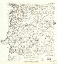 Becerra Creek Texas Historical topographic map, 1:62500 scale, 15 X 15 Minute, Year 1933