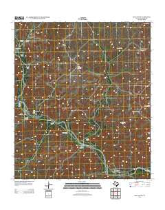 Bee Canyon Texas Historical topographic map, 1:24000 scale, 7.5 X 7.5 Minute, Year 2012