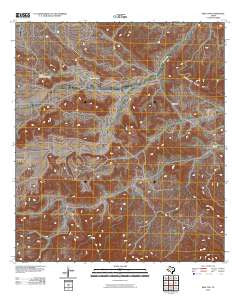 Beef Gap Texas Historical topographic map, 1:24000 scale, 7.5 X 7.5 Minute, Year 2010