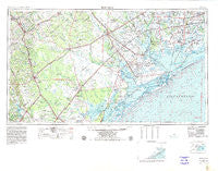 Beeville Texas Historical topographic map, 1:250000 scale, 1 X 2 Degree, Year 1956