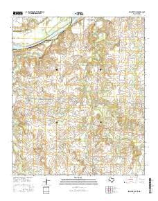 Belcherville Texas Current topographic map, 1:24000 scale, 7.5 X 7.5 Minute, Year 2016