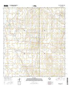 Biel Lake NE Texas Current topographic map, 1:24000 scale, 7.5 X 7.5 Minute, Year 2016