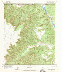 Big Betty Reservoir Texas Historical topographic map, 1:24000 scale, 7.5 X 7.5 Minute, Year 1965
