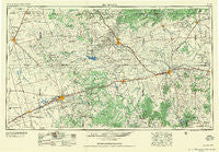 Big Spring Texas Historical topographic map, 1:250000 scale, 1 X 2 Degree, Year 1958