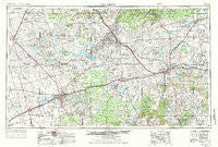 Big Spring Texas Historical topographic map, 1:250000 scale, 1 X 2 Degree, Year 1954