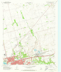 Big Spring North Texas Historical topographic map, 1:24000 scale, 7.5 X 7.5 Minute, Year 1965
