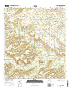 Big Canyon Ranch NE Texas Current topographic map, 1:24000 scale, 7.5 X 7.5 Minute, Year 2016