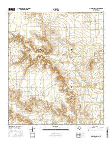 Big Spring North NE Texas Current topographic map, 1:24000 scale, 7.5 X 7.5 Minute, Year 2016