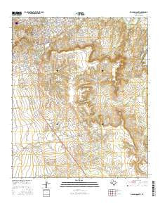 Big Spring South Texas Current topographic map, 1:24000 scale, 7.5 X 7.5 Minute, Year 2016