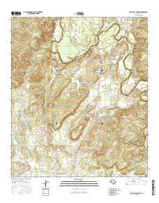 Big Valley South Texas Current topographic map, 1:24000 scale, 7.5 X 7.5 Minute, Year 2016