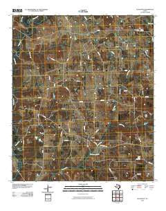 Blackfoot Texas Historical topographic map, 1:24000 scale, 7.5 X 7.5 Minute, Year 2010