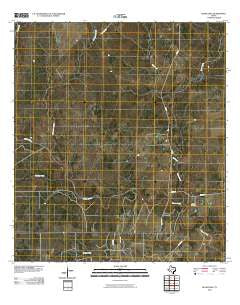 Blanconia Texas Historical topographic map, 1:24000 scale, 7.5 X 7.5 Minute, Year 2010