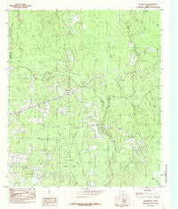 Bleakwood Texas Historical topographic map, 1:24000 scale, 7.5 X 7.5 Minute, Year 1984