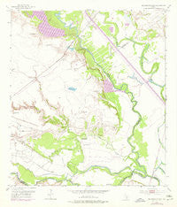Bloomington SW Texas Historical topographic map, 1:24000 scale, 7.5 X 7.5 Minute, Year 1952