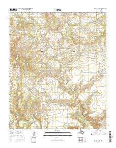 Boiling Spring Texas Current topographic map, 1:24000 scale, 7.5 X 7.5 Minute, Year 2016