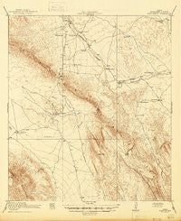 Bone Spring Texas Historical topographic map, 1:62500 scale, 15 X 15 Minute, Year 1918
