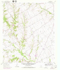 Boz Texas Historical topographic map, 1:24000 scale, 7.5 X 7.5 Minute, Year 1960