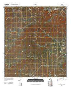 Brackettville NE Texas Historical topographic map, 1:24000 scale, 7.5 X 7.5 Minute, Year 2010