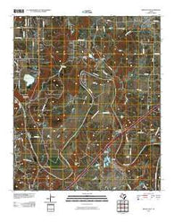 Brazos East Texas Historical topographic map, 1:24000 scale, 7.5 X 7.5 Minute, Year 2010