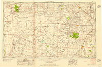 Brownfield Texas Historical topographic map, 1:250000 scale, 1 X 2 Degree, Year 1958