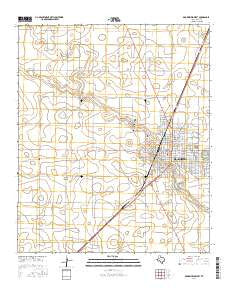 Brownfield West Texas Current topographic map, 1:24000 scale, 7.5 X 7.5 Minute, Year 2016