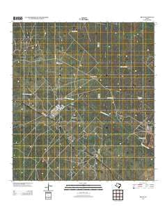 Bruni Texas Historical topographic map, 1:24000 scale, 7.5 X 7.5 Minute, Year 2013