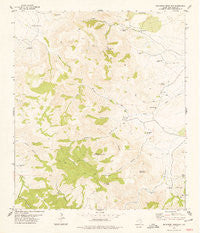 Buckhorn Mountain Texas Historical topographic map, 1:24000 scale, 7.5 X 7.5 Minute, Year 1978