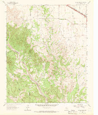 Buffalo Arroyo Texas Historical topographic map, 1:24000 scale, 7.5 X 7.5 Minute, Year 1963