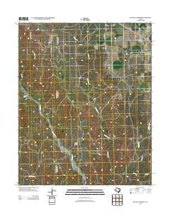 Buffalo Arroyo Texas Historical topographic map, 1:24000 scale, 7.5 X 7.5 Minute, Year 2012