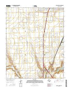 Buffalo Stadium Texas Current topographic map, 1:24000 scale, 7.5 X 7.5 Minute, Year 2016