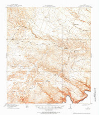 Bullis Gap Texas Historical topographic map, 1:62500 scale, 15 X 15 Minute, Year 1918